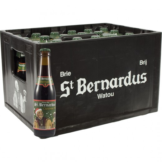 St Bernardus Christmas Ale  Donker  33 cl  Bak 24 st