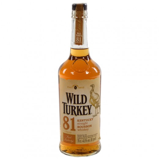 Wild Turkey 81 8 Years 40.5°  70 cl