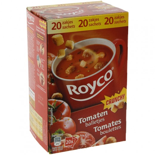 Royco soep doos  Tomaat + Bal  Doos 20st