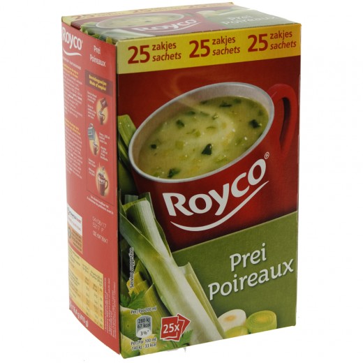 Royco soep doos  Prei  Doos 25 st