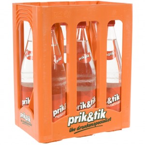 Prik & Tik water  Bruis  1 liter  Bak  6 fl