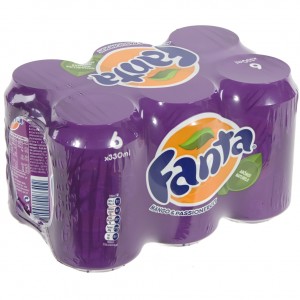 Fanta BLIK  Forest Fruit Zero  33 cl  Blik  6 pak