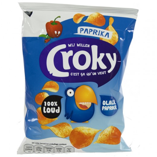 Croky Chips  Paprika   Stuk  40 g