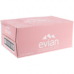 Evian PET  Plat  33 cl  Pak 24 st