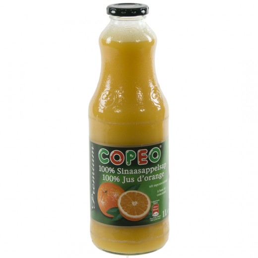 Copeo fruitsap  Sinaas Direktsap  1 liter   Fles