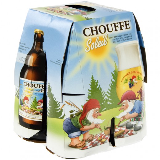 Chouffe bier  Blond  Soleil Chouffe  33 cl  Clip 4 fl