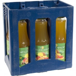 Weldenhof BIO fruitsap  Multi  1 liter  Bak  6 fl