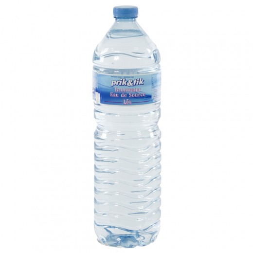 Prik & Tik Aurele bronwater pet  Plat  1,5 liter   Fles
