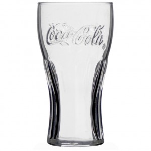 Coca Cola glazen bak 24 st