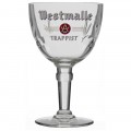 Westmalle glazen  16 st /korf 