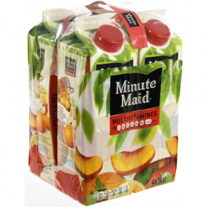 Minute Maid BRIK  Multivitamines  1 liter  Pak  4 st