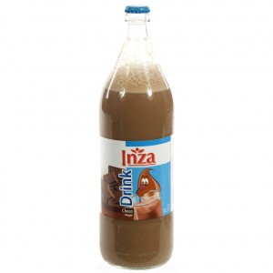 Inza Chocomelk  Magere  1 liter   Fles