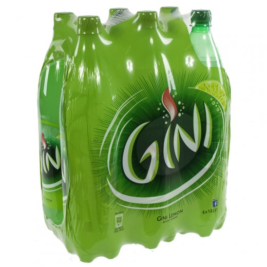 Gini PET  Regular  1,5 liter  Pak  6 st