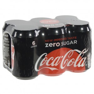 Coca Cola  Zero  33 cl  Blik  6 pak