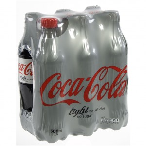 Coca Cola PET  Light  50 cl  Pak  6 st