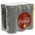 Coca Cola  Light Lemon  25 cl  Blik  6 pak