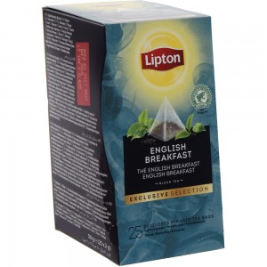 Lipton exclusive selection English Breakfast  Doos 25 st