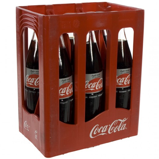 Coca Cola  Light  1 liter  Bak  6 fl