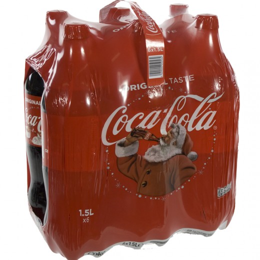 Coca Cola PET  Regular  1,5 liter  Pak  6 st