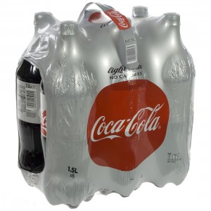 Coca Cola PET  Light  1,5 liter  Pak  6 st