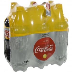 Coca Cola PET  Light Lemon  1,25 liter  Pak  6 st