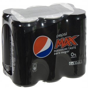 Pepsi BLIK  Max  33 cl  Blik  6 pak