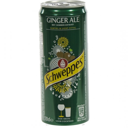 Schweppes Ginger Ale BLIK  33 cl  Blik