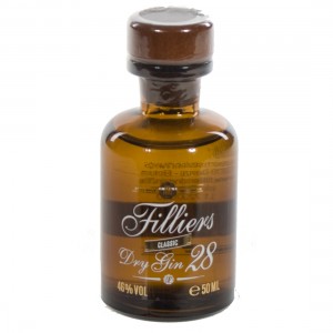 Filliers Dry gin 28 46°  5 cl