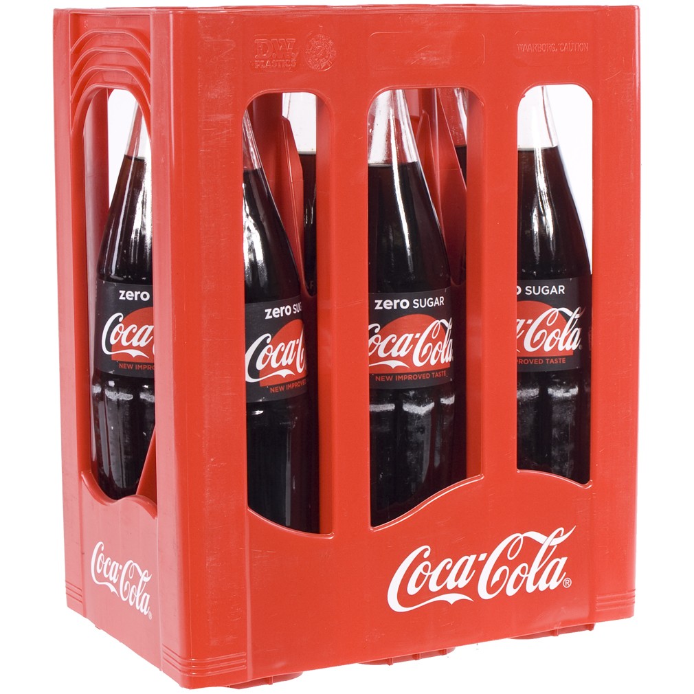 Kom langs om het te weten klinker Kruik Coca Cola Zero 1 liter Bak 6 fl - Thysshop