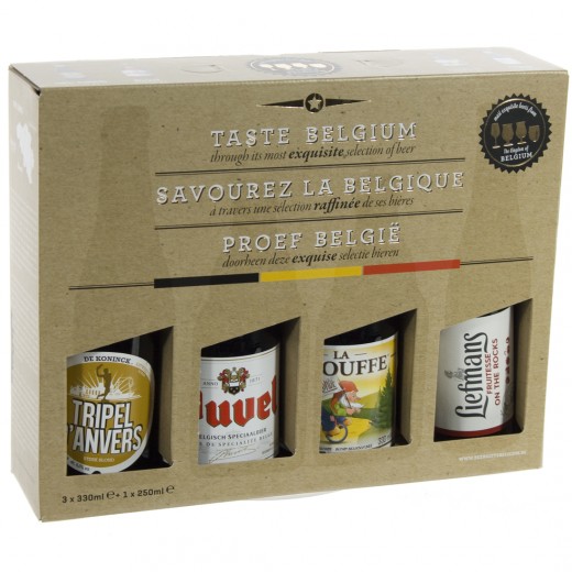 Geschenkverpakking Taste Belgium  4Fles