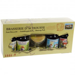 Chouffe Mix Geschenkverpakking  33 cl  4fles+ 1glas