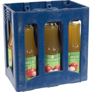 Weldenhof BIO fruitsap  Appel  1 liter  Bak  6 fl