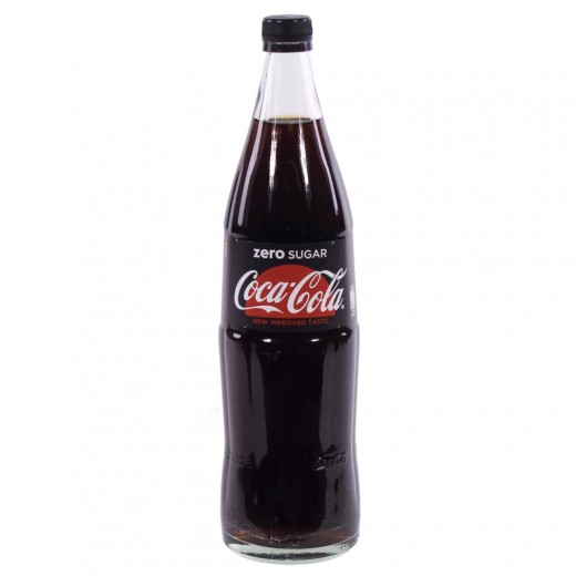 Coca Cola  Zero  1 liter   Fles