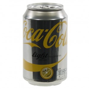 Coca Cola  Light Lemon  25 cl  Blik