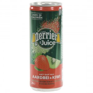 Perrier Limonade BLIK  Strawberry & kiwi  25 cl  Blik