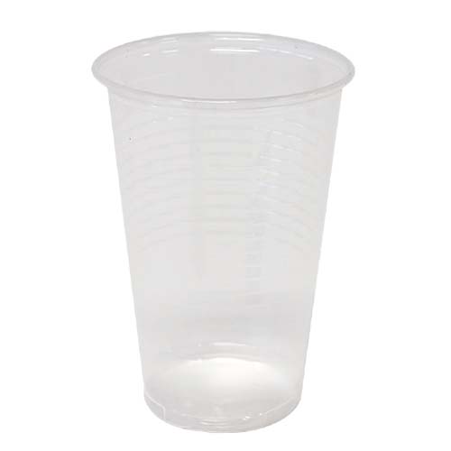 Beker 250CC transp.  Pak 50 st