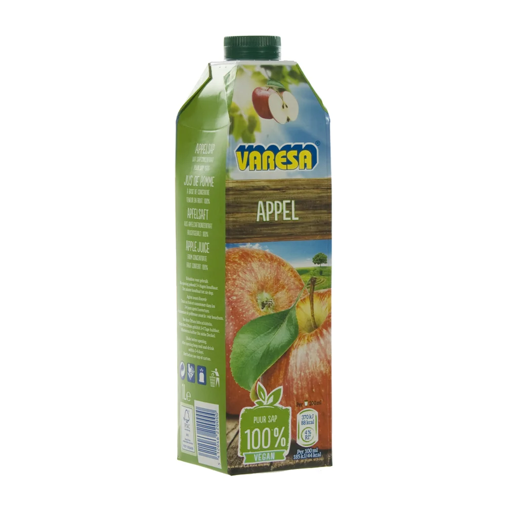 Fruitsap Brik Varesa  Appel  1 liter  Stuk