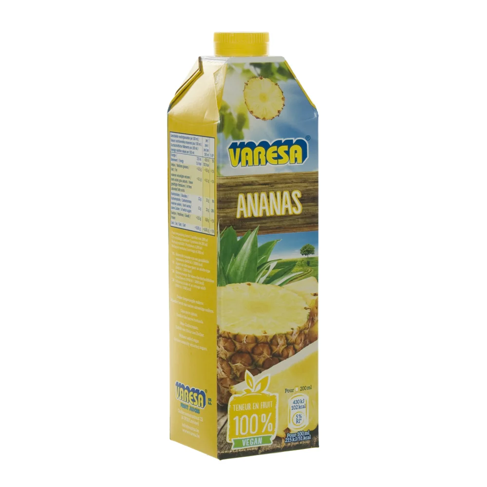Fruitsap Brik Varesa  Ananas  1 liter  Stuk