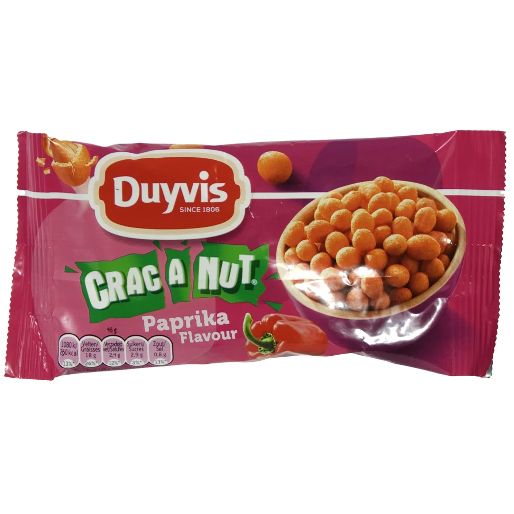 Crac-a-nut Paprika  Stuk  45 gr