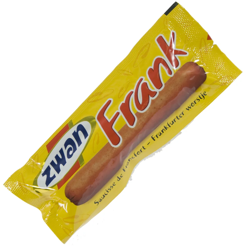 Zwan natte worst mosterd  Stuk