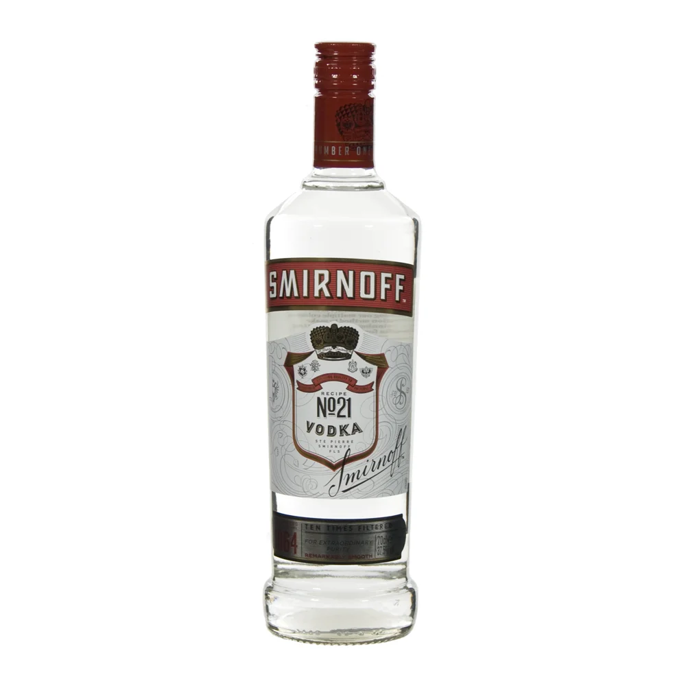 Smirnoff premium red 21  37,5%  70 cl  Fles