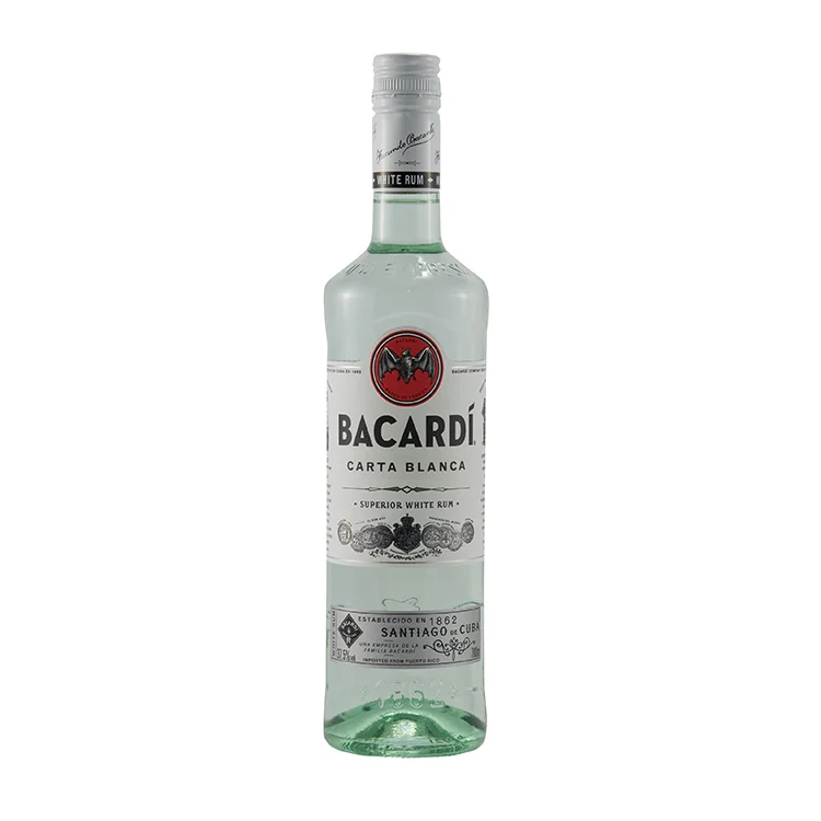 Bacardi Carta Blanca 37.5%  70 cl  Fles
