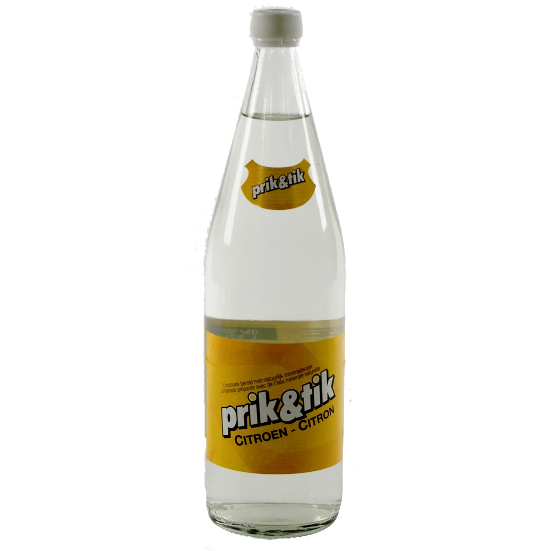 Prik & tik limo  Citroen  1 liter  Fles