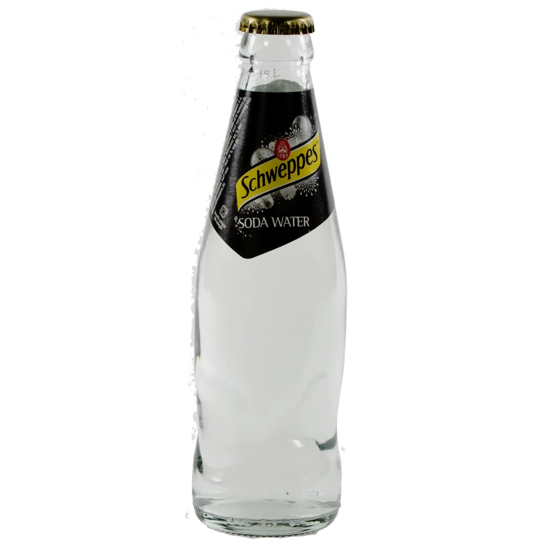 Schweppes soda  25 cl  Fles