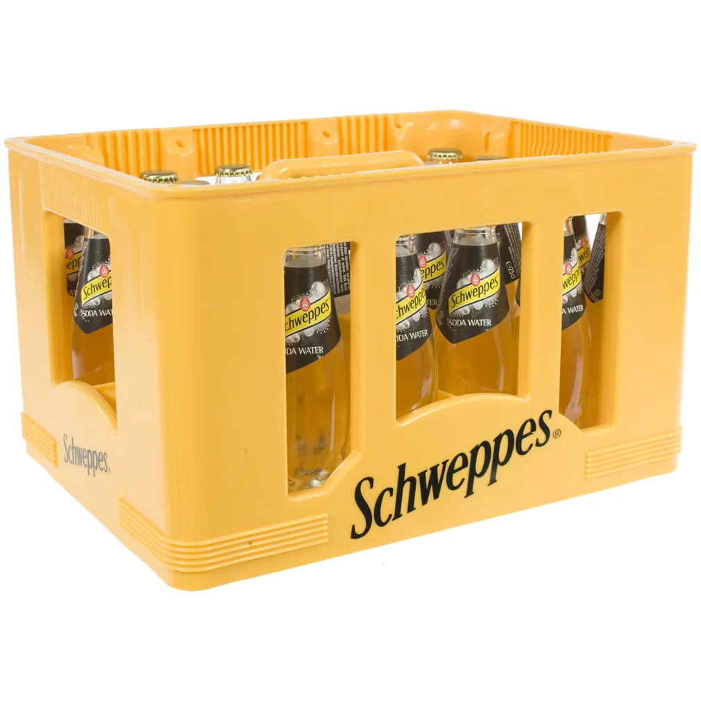Schweppes soda  25 cl  Bak 24 st