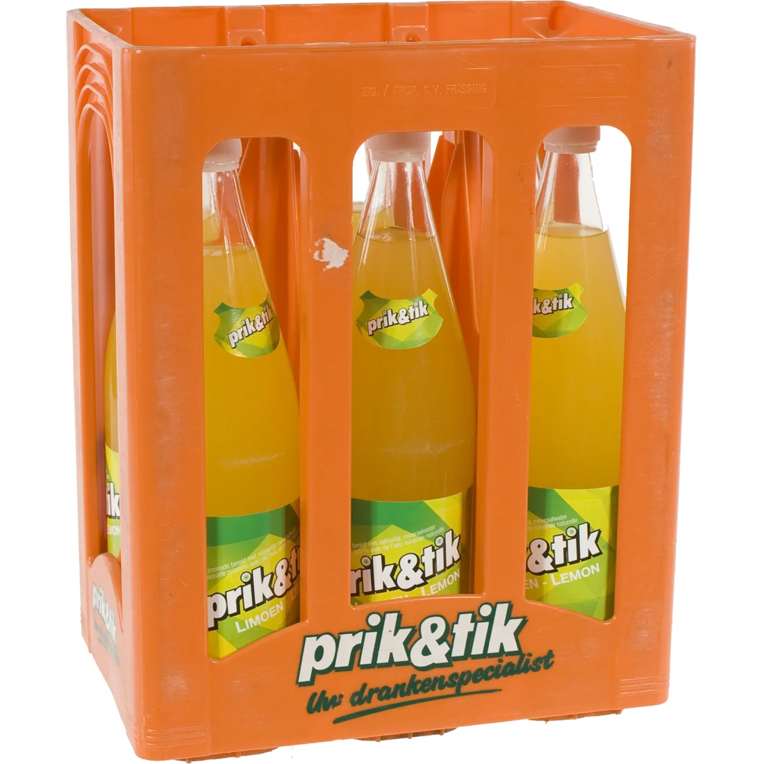 Prik & tik limo  Lemon  1 liter  Bak  6 fl