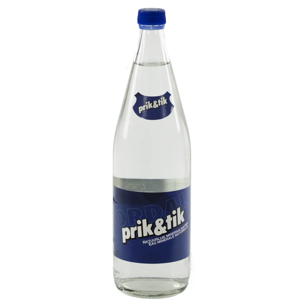 Prik & Tik water  Plat  1 liter  Fles