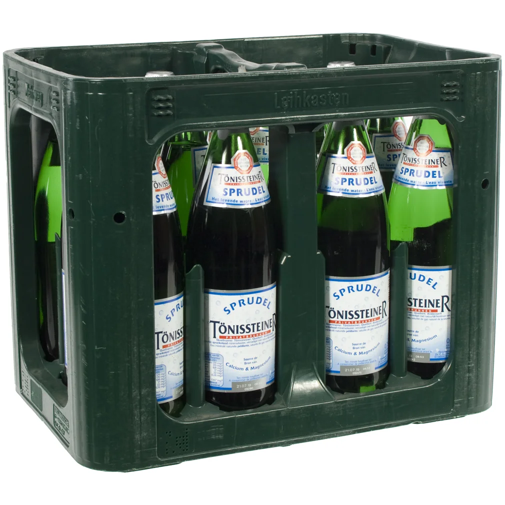 Tonissteiner Water  Bruis  75 cl  Bak 12 fl