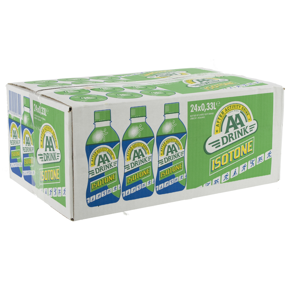 AA energy drank  Citoen Isotone  33 cl  Doos 24 st