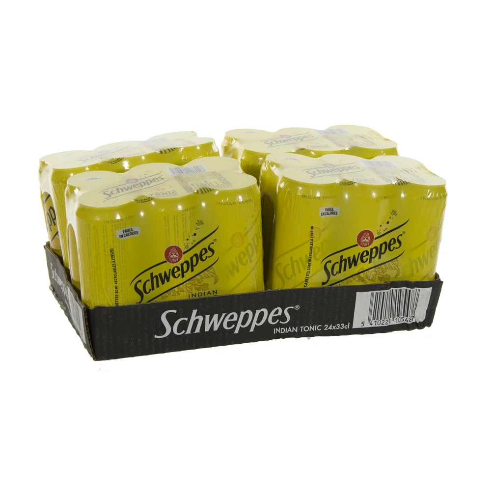 Schweppes Tonic BLIK  Regular  33 cl  Blik 24 pak